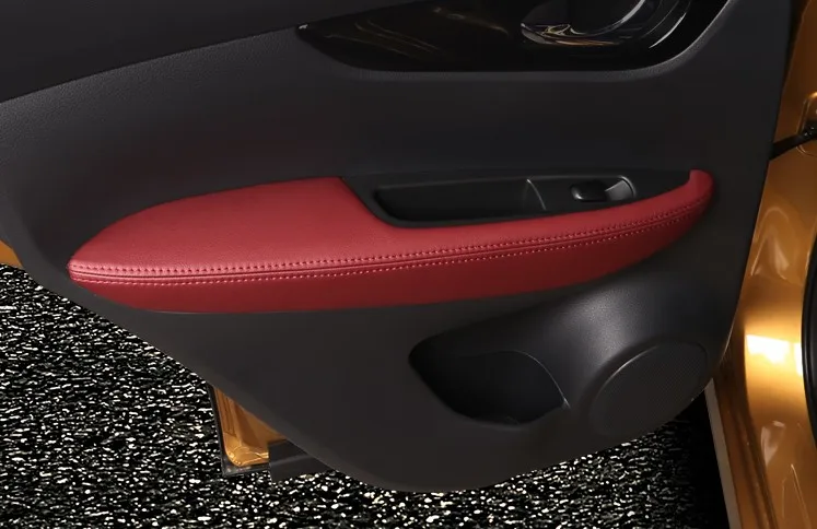 Для Nissan Qashqai интерьер PU дверь подлокотник поверхностного покрытия отделка панели охранники автомобиль Стайлинг Аксессуары защита автомобильные чехлы