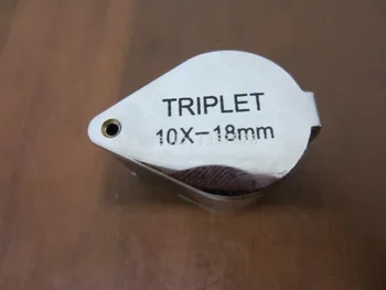 

FREE SHIPPING 10x-18mm Triplet Magnifier, Eye Loupe, Crystal Loupe for cutting jewelry, jewelry magnifier, jewelry cutting loupe