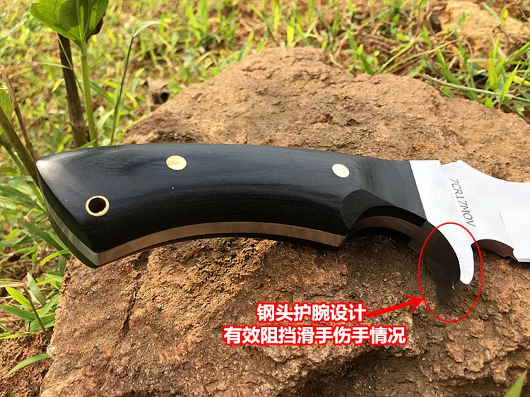 Пегаси китайский 7CR13mov Открытый выживания острый охотничий нож обороны Портативный Дайвинг прямой нож тактический cs коготь нож