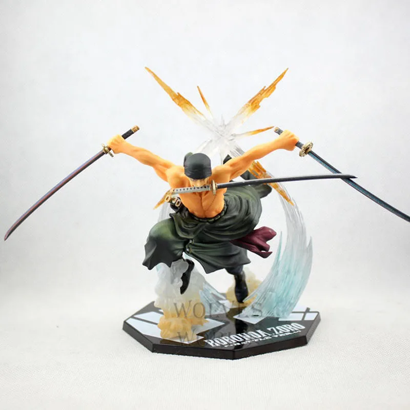 

1 Pcs Japanese Anime One Piece POP Roronoa Zoro Battle Ver. 17CM Action Figure New World Model Toys For Boys Kids Original Box