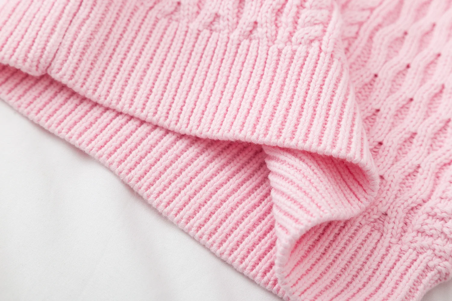Новинка года; детский Хлопковый вязаный свитер; сезон осень-зима свитер для маленьких девочек детская одежда для мальчиков пуловер с воротником под горло для малышей 1-7 лет