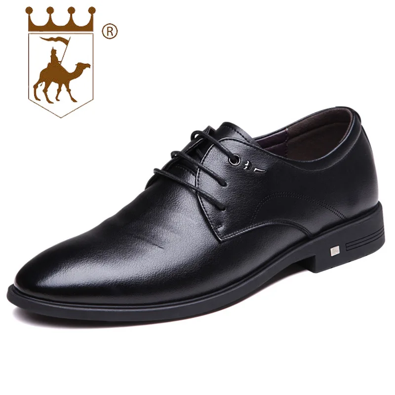 

BACKCAMEL2019 spring new men's business dress wedding shoes solid color with rubber sole slip wear-resistant code number 39-43