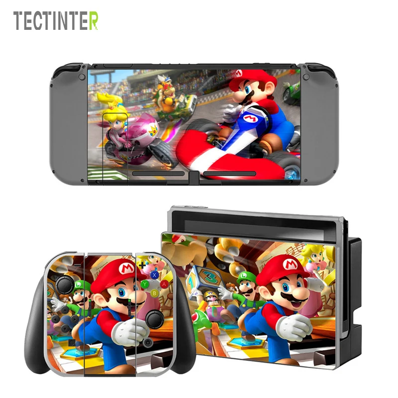 

Mario Vinyl Skin Sticker for Switch Console Protector Cover Decal Vinyl Skin for Skins Stickers