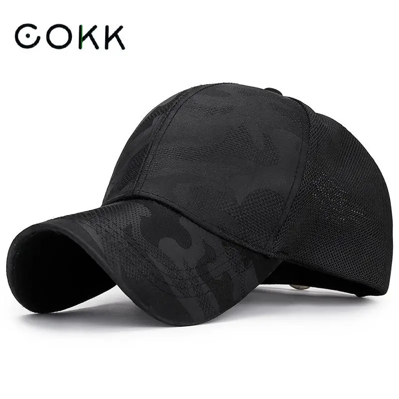 

COKK Baseball Cap Women Men Outdoor Sport Cap Snapback Bone Hats For Men Women Camouflage Pattern Gorras Casquette Dad Hat New
