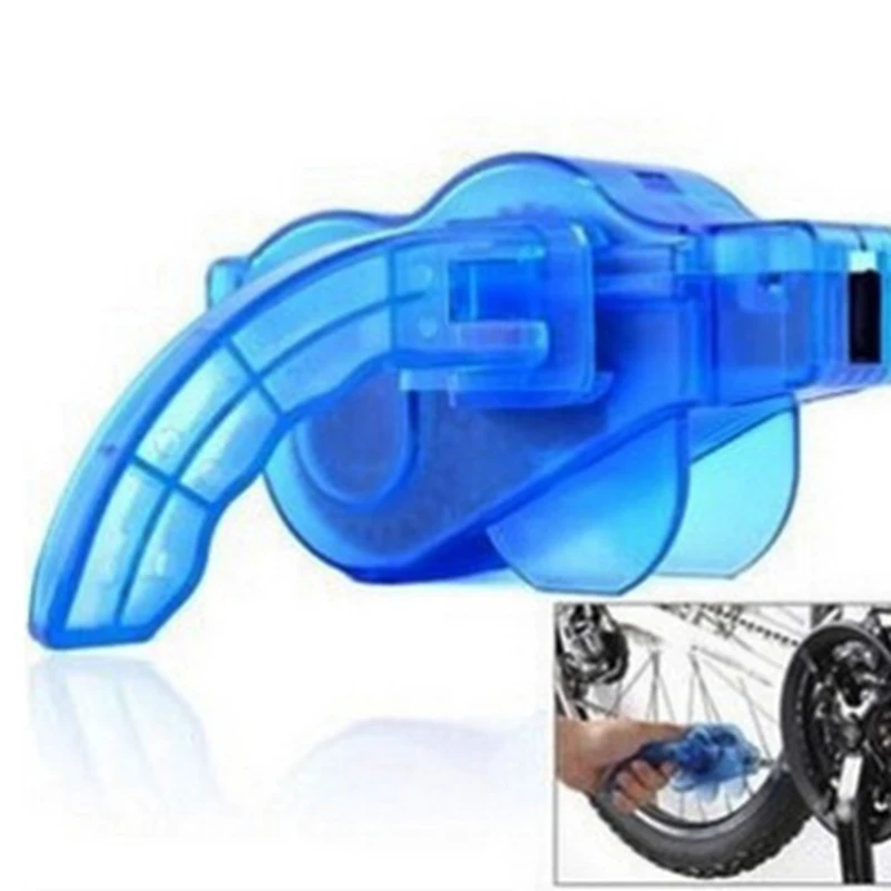 

Portable Bicycle Chain Cleaner Bike Clean Machine Brushes Scrubber Wash Tool Mountain Cycling Cleaning Kit Outdoor Sports