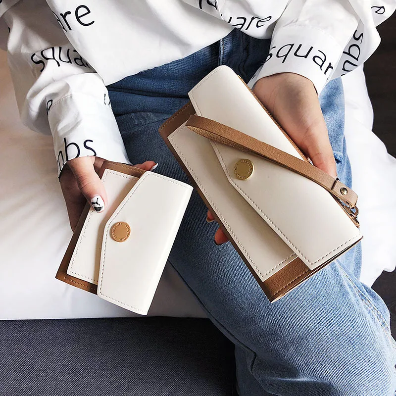 Women Small Wallet Female Casual Edition Long/Short Coloured Coin Pures