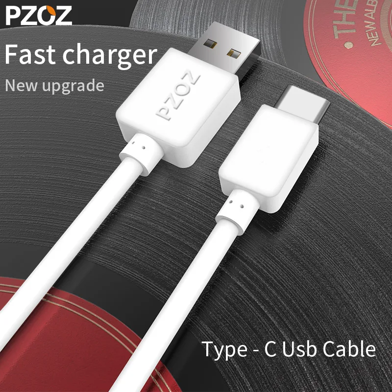 PZOZ سريع شاحن نوع c كابل يو اس بي الهاتف المحمول كابلات شحن QC3.0 الحبل لسامسونج galaxy s9 s8 زائد واحد زائد 6 xiaomi mi 8