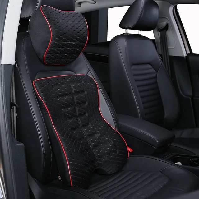 F.S.Q Car Seat Back Support Cushion Head Neck Headrest Pillow 3D ... F.S.Q Car Seat Back Support Cushion Head Neck Headrest Pillow 3D ...