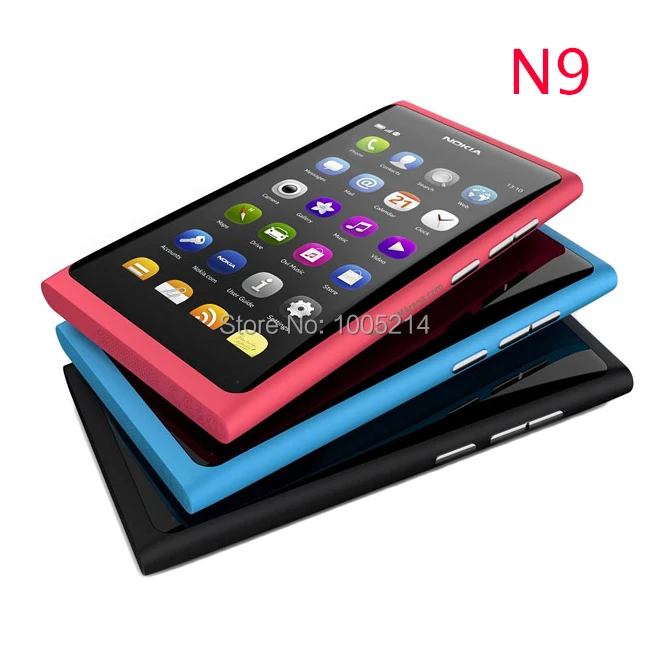 Refurbished Original Nokia N9 phone N9 00 A GPS WIFI 3G GSM 8 MP Camera 16GB