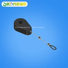 50 шт. в форме капли шнур recoiler/прочный индивидуальный стальной кабель Противоугонный выдвижной кабель тяга коробка для товаров