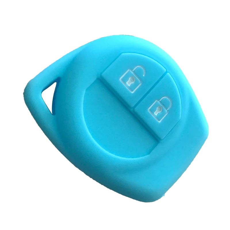 Силиконовый резиновый чехол с 2 кнопками защитный для Suzuki SX4 Свифт Vitara Key Shell Holder