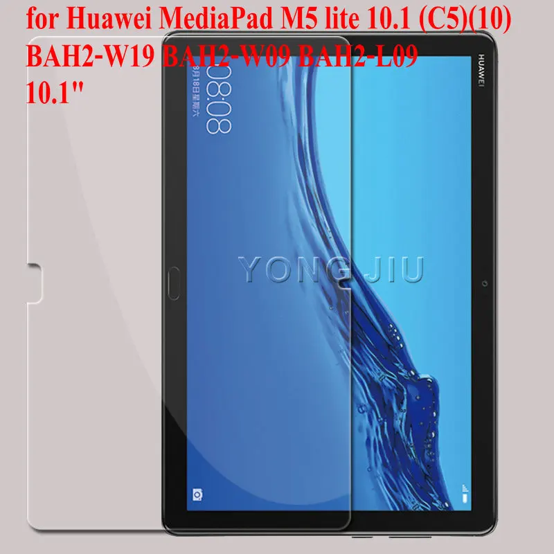 Закаленное Стекло Экран протектор чехол пленка для Huawei MediaPad M5 lite 10,1 C5 10 BAH2-W19 BAH2-W09 BAH2-L09 10," Стекло - Цвет: HW M5 lite 10.1