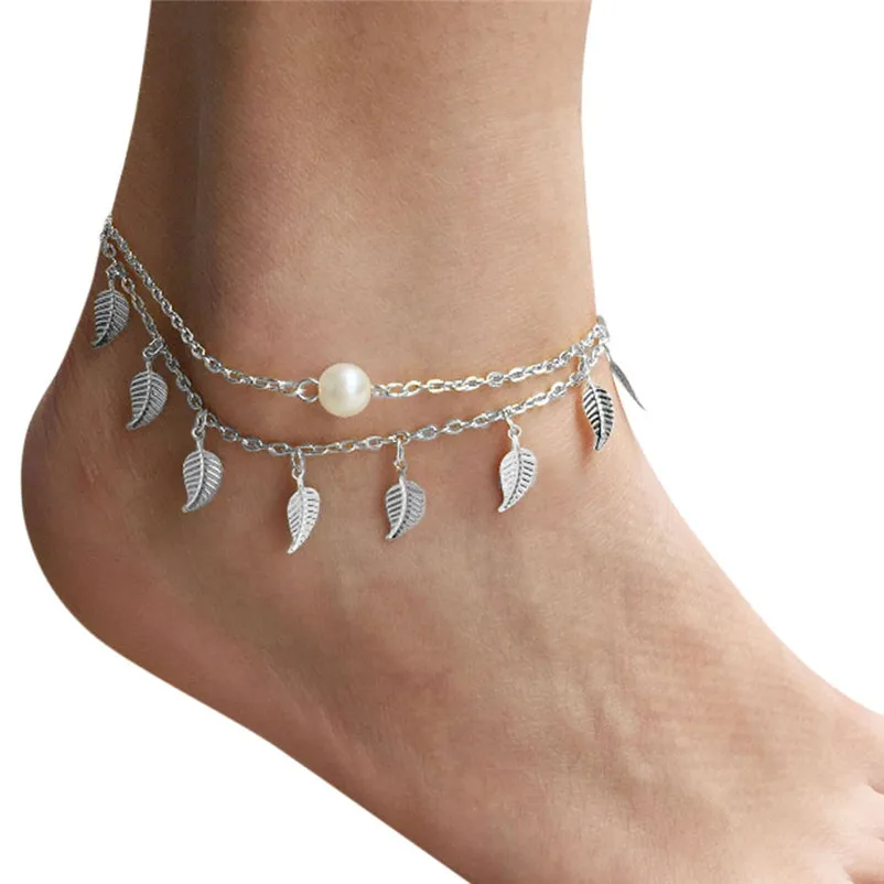 2018 NEW Beads anklets for women Anklet Ankle Bracelet Cheville Barefoot Beach Foot Jewelry Sandals Pulseras Tobilleras J20#N (1)