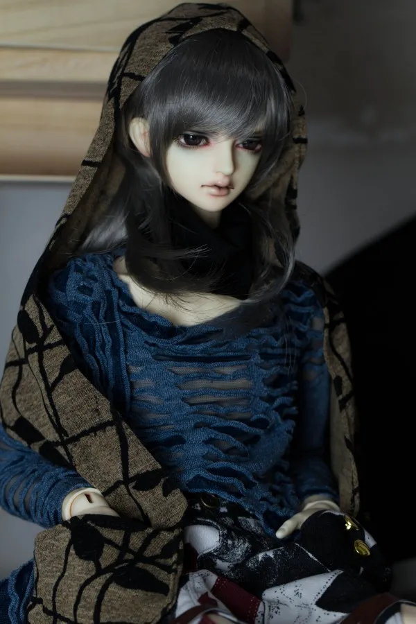 BJD кукла парики длинные дымчато-серые волосы парики для 1/3 BJD DD SD кукла высокотемпературный провод волосы парики аксессуары для кукол