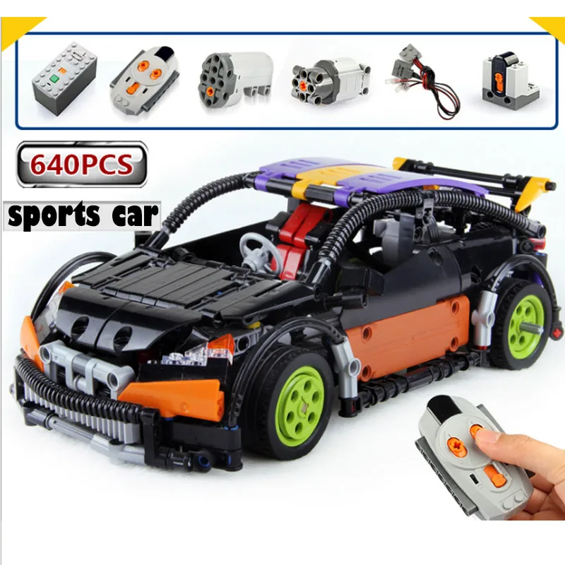 

Technic The Hatchback Type R Set MOC-6604 Remote Control 640pcs Buliding Blocks Bricks Toys Compatible With Legoings Technic