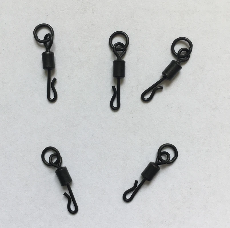 20 шт. X wise Tackle быстросменный поворотный с кольцом с антибликовым покрытием цвет-размер 4,7(размер Великобритании 8,11)-Карповые клеммные снасти