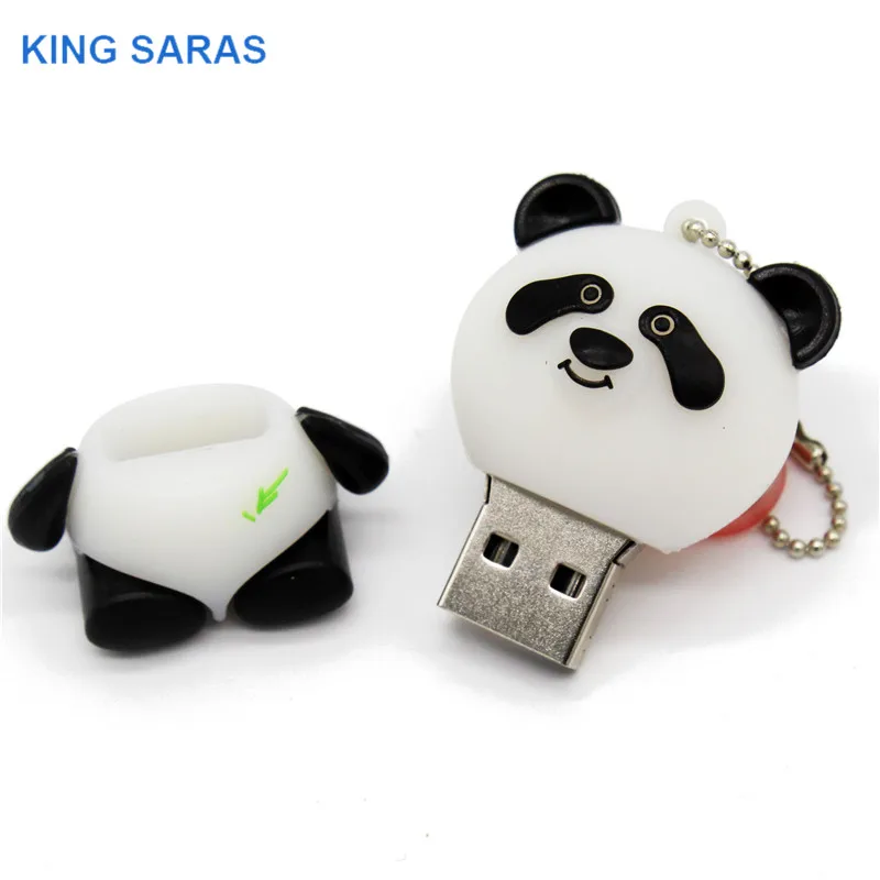 KING SARAS Мультфильм Китай гигантская панда модель usb флэш-накопитель usb 2,0 4 ГБ 8 ГБ 16 ГБ 32 ГБ 64 ГБ флешка