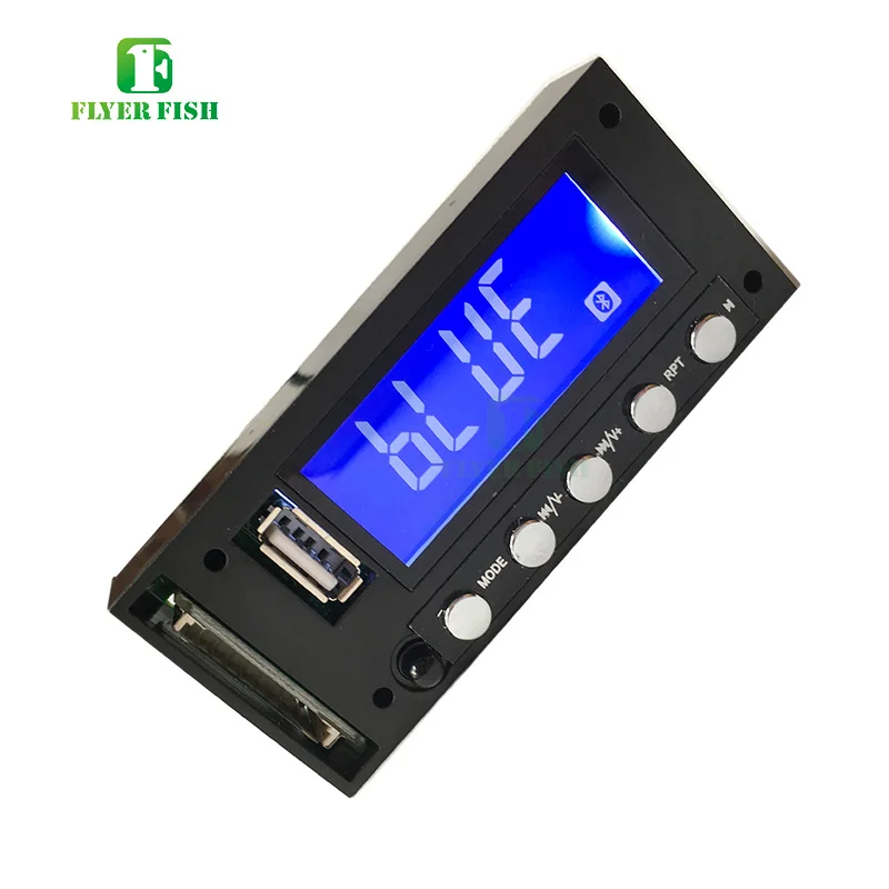 MP3 плеер ver Bluetooth на английском языке с поддержкой модуля 8 ГБ/16 Гб SD USB синий