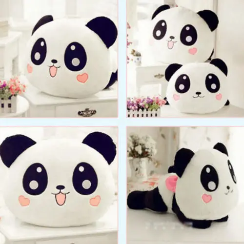 

Hot Kawaii Panda Plush Doll Toy Pillow Soft Animal Giant Panda Body Pillows Stuffed Bolster Gifts 20cm