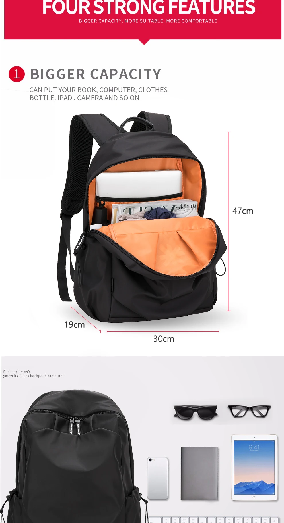 Hk, рюкзак для путешествий, Повседневный, Оксфорд, рюкзак для мужчин, материал Escolar Mochila, качественная брендовая сумка для ноутбука, черная, персонализированная, модная сумка