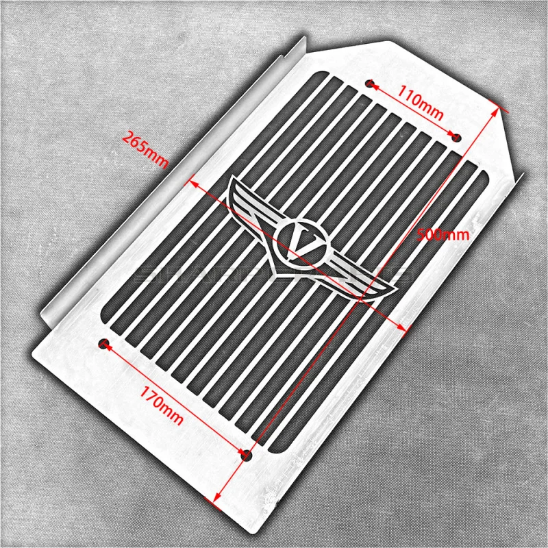 Мотоциклетный Череп из нержавеющей стали крышка радиатора Решетка протектор для KAWASAKI VN 2000 VULCAN VN2000 все модели