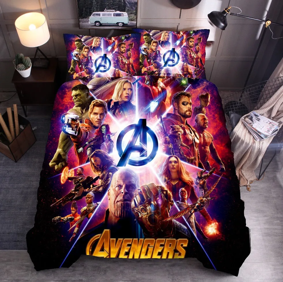superhero twin bed set