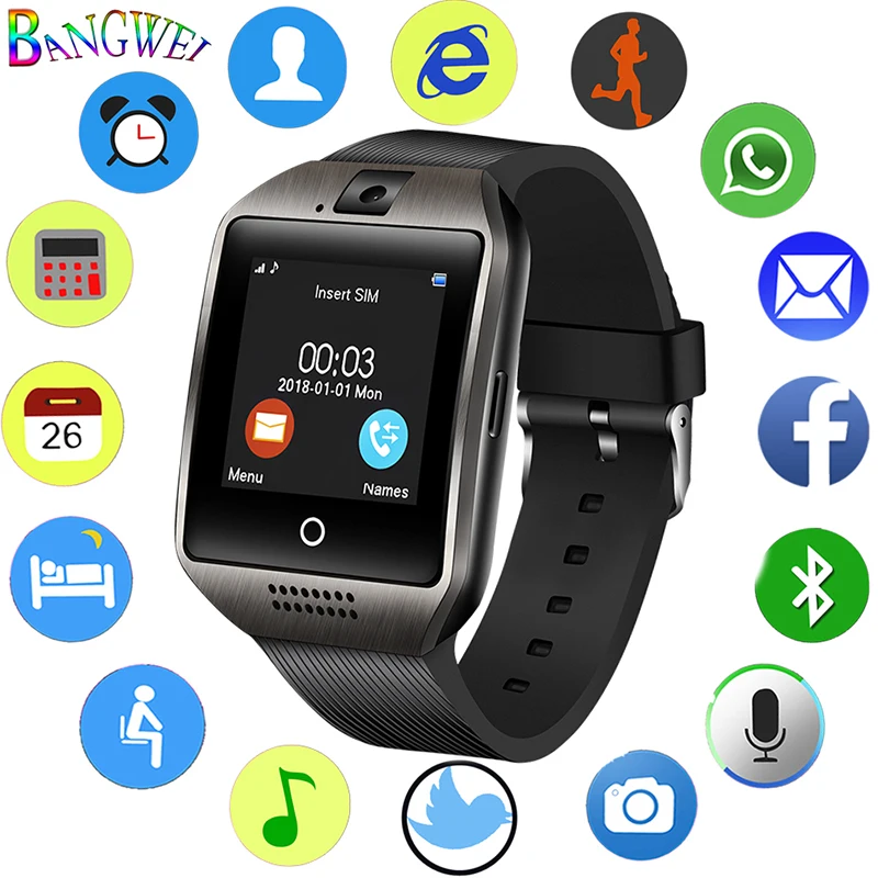 Luxury Smart Watch Support SIM Card Bluetooth Music Player Sedentary Reminder Fitness Pedometer Reloj inteligente smartwatch