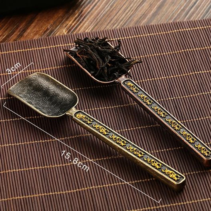 Mini Tea Leaves Shovel Teaspoon Silver Powder Coffee Scoops Tea Spoon