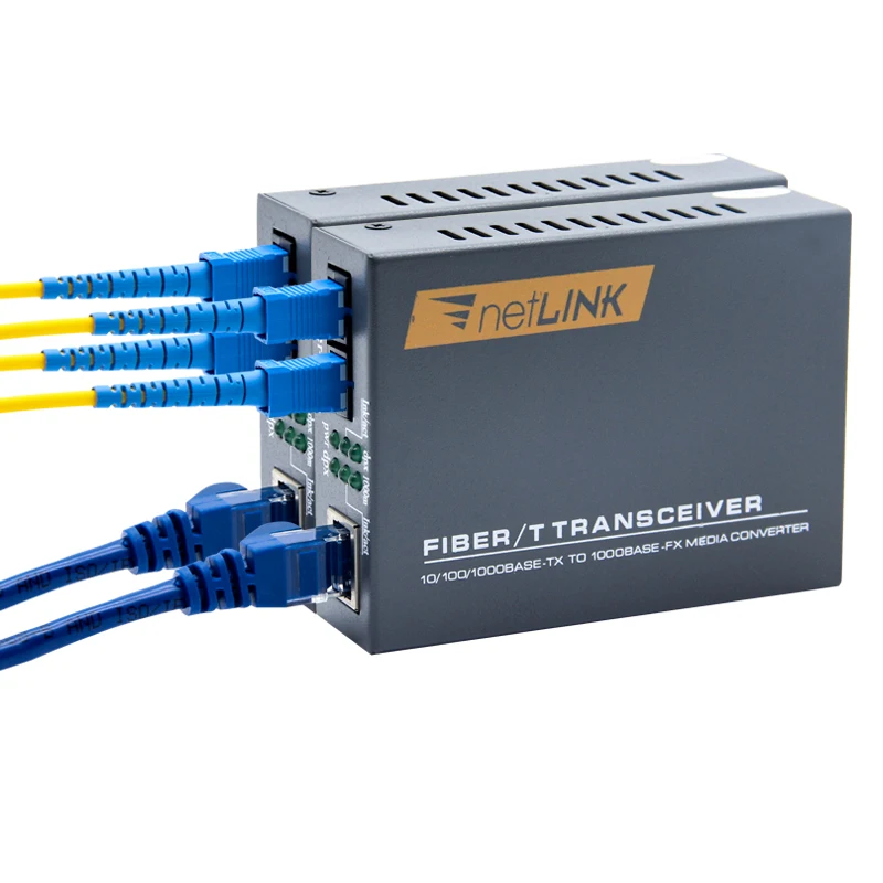 Converter Fiber Optic To Rj45 ราคา Media Converter Gigabit Single