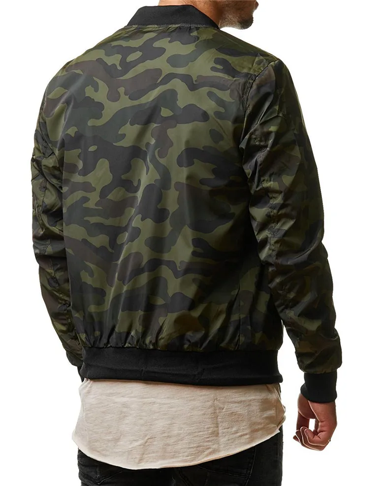 7XL Jackets Men 2019 Camouflage Jacket Male Coats Camo Bomber Mens Jacket Brand Cloth Outwear Baseball Collar Plus Size 5XL 6XL 06