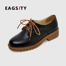 Fashion casual women lady office lady student black oxford girl shoes