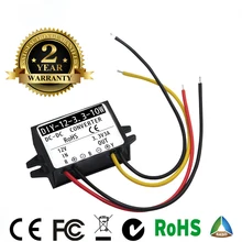 DC 12 V(6 V-22 V) понижающий 3,3 V 3A 10 W dc-dc модуль DC понижающий преобразователь Автомобильный адаптер питания Регулятор Напряжения Водонепроницаемый