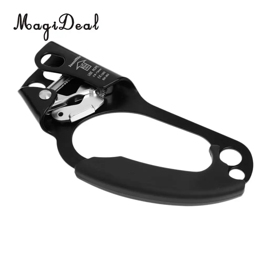MagiDeal Professional Tree Rock Climbing Hand Ascender Riser 8-13mm Rope Clamp Equipment  for Rescue Caving Engineering Supplies