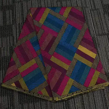 

Colouful Printed African Batik Cloth Fabric For Women Dress Men Blazer 2019 New Sewing Wax Cloth Fabric Nigerian Fabric