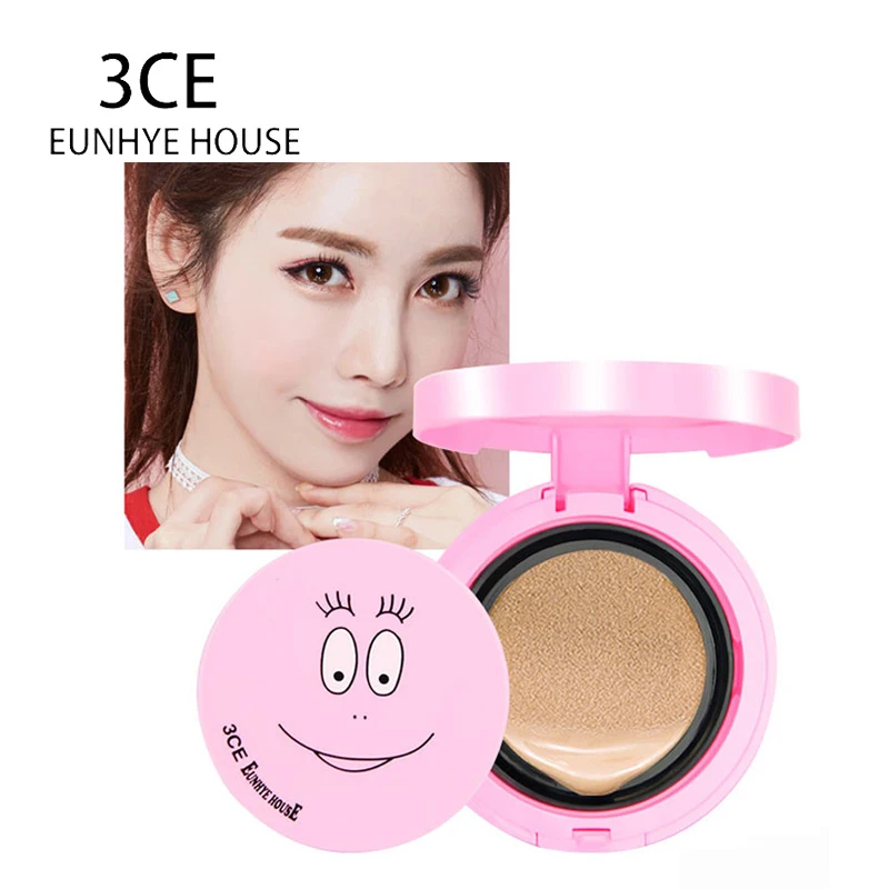 

3CE Eunhye House Face Makeup Air Cushion BB Cream with Puff Moisturzing Whitening Concealer Lasting SPF50 Foundation Cosmetics