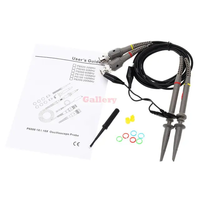 Best Price P6060 60mhz X10 X1 Top Quality Test Probe Oscilloscope Probe Kit Oscilloprobe Oscilloscope Sonde Oscilloscope Probe