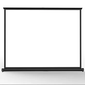 

50'' diagonal 16:9 HDTV Format Portable table top screen in presentation projector screen with matte white for indoor projection