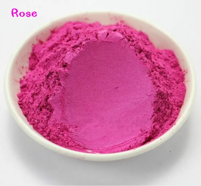 100 г здоровая Натуральная Минеральная пудра MICA порошок сделай сам для мыла краситель для мыла макияж мыло для век Пудра - Цвет: Rose