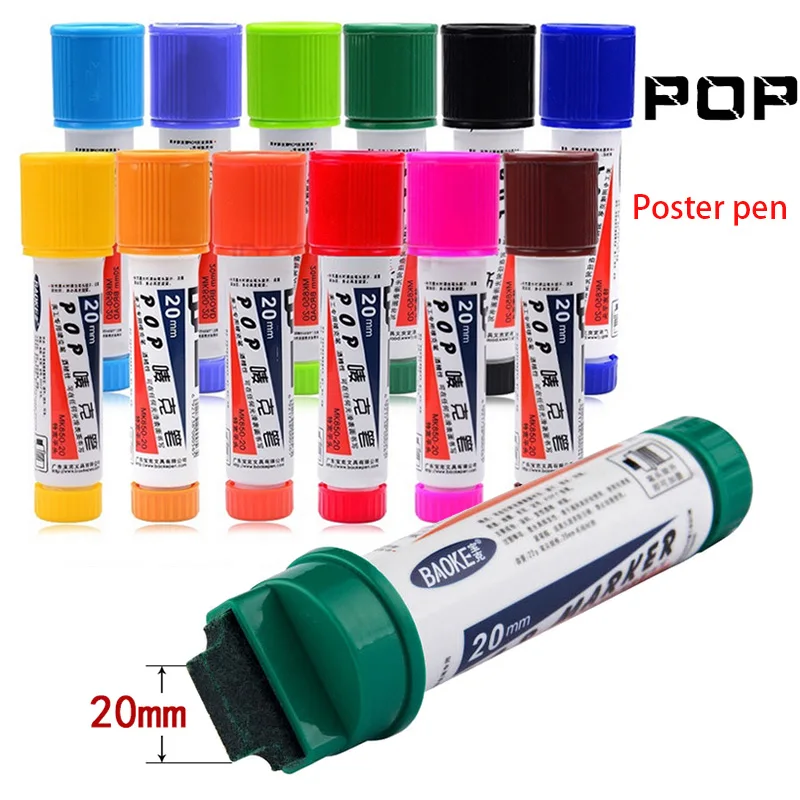 scribble pen BAOKE 20mm pop Mike ad special color hand-painted for the of Mark | Канцтовары для офиса и дома