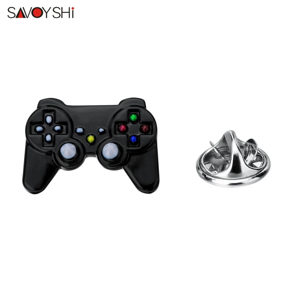 

SAVOYSHI Remote Control Shape Brooches For Men Lapel Pin Men Suit Shirt badges Enamel Pins Fashion Witch Pin Christmas Jewelry