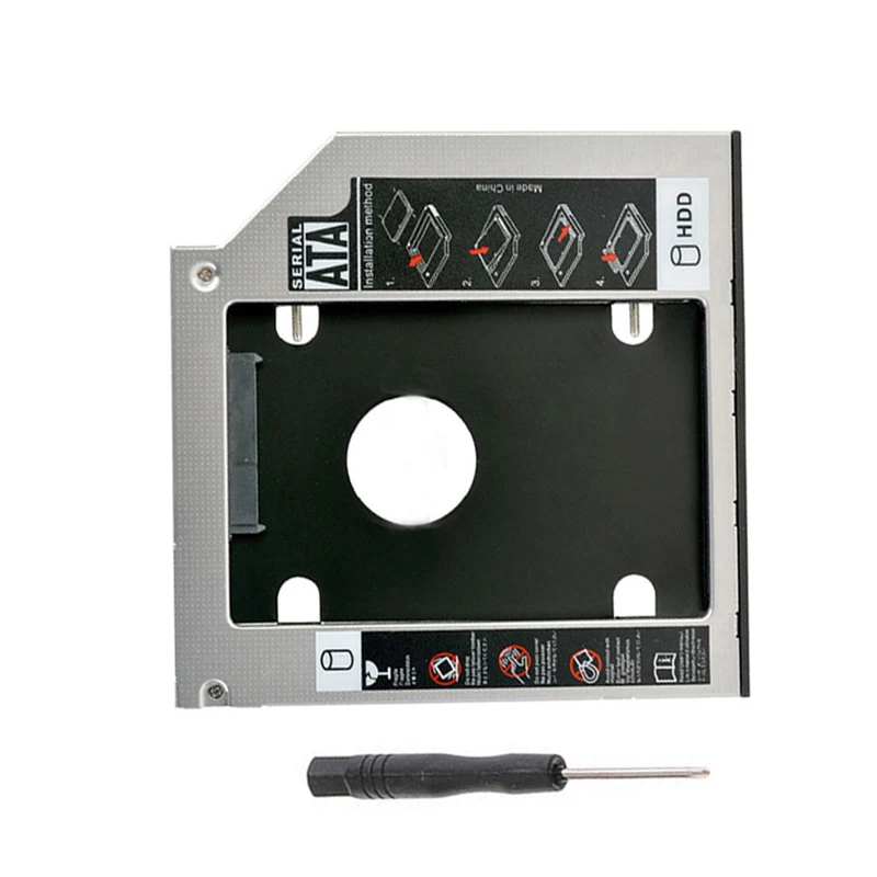 Новый SATA 2nd жесткий диск SSD HDD Caddy для ноутбука Fujitsu LifeBook AH530 AH532 12.7 мм | Компьютеры и