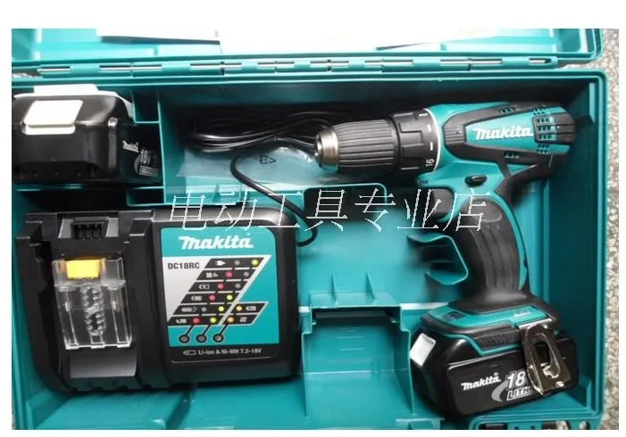 MAKITA 18V зарядки драйвер DDF456RFE/DDF456RME инструмент