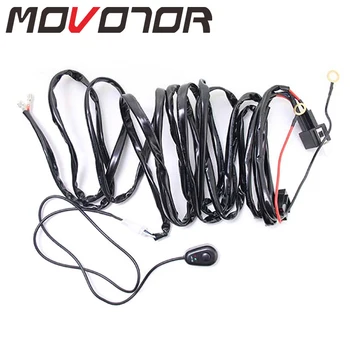 

2.5M 40A Relay Loom Cable Kit Fuse Led Light Bar Wiring Harness for Auto Driving Offroad Led Work Lamp