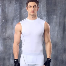 Мужской бодибилдинг короткий топ для фитнеса обтягивающие колготки рубашка тренировочный жилет Стрингер быстросохнущие Топы Одежда debardeur homme