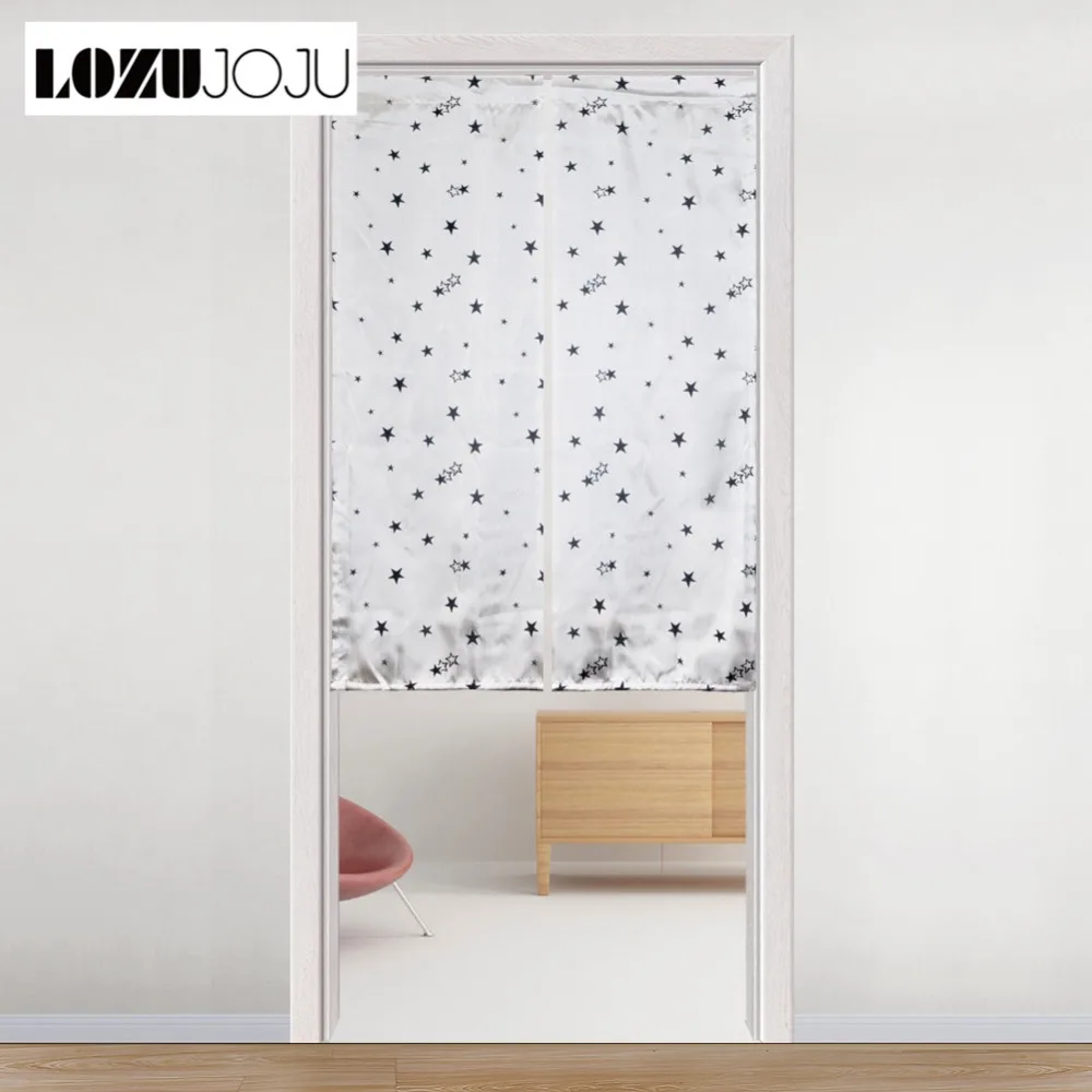 LOZUJOJU 1 шт. занавески для двери Звездные короткие капли спальни современный стиль