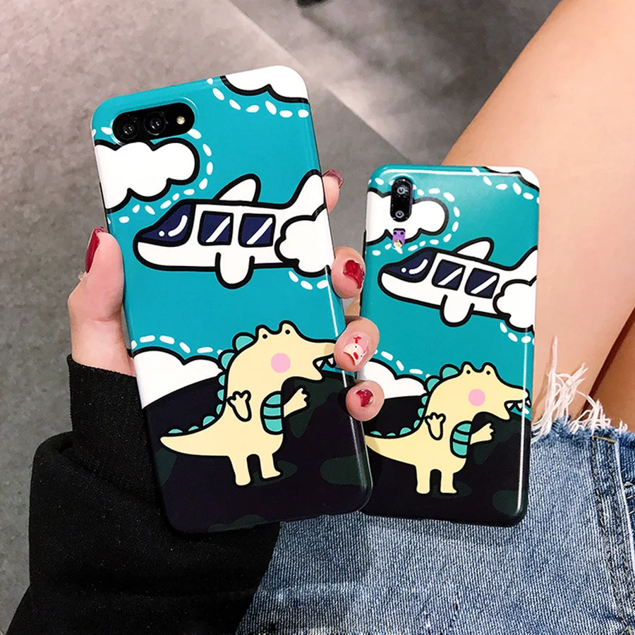 

case for huawei mate 20 10 lite pro P20 lite pro nova 3 3i case cover 3d dinosaur soft silicon cases for huawei honor 10 9 capa