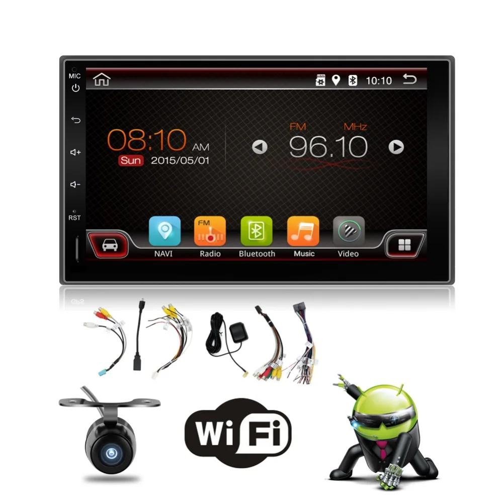 

Quad 4 Core 7 INCH 2 Din Android 7.1 Car Audio Non-DVD Stereo Radio GPS TV 4G WiFi GPS Navigation Head Unit For Universal Car