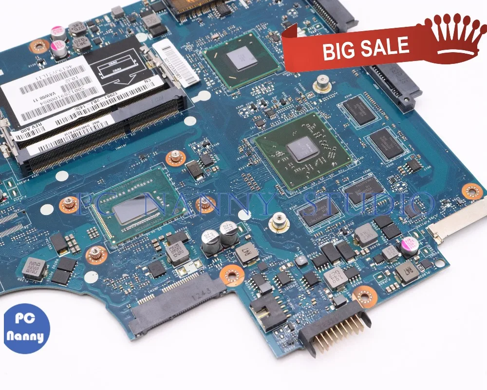 PCNANNY 00P55V 0P55V VAW01 LA 9101P для Dell Inspiron 3521 5521 материнская плата ноутбука SR0XG I7 3537U HD 8730M