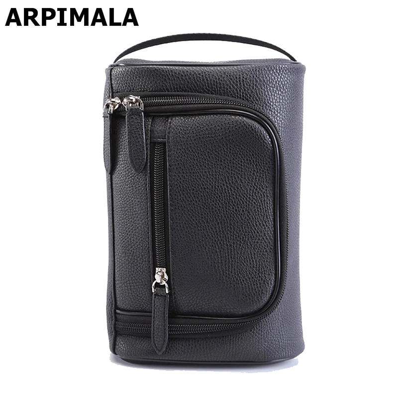 2017 Leather Cosmetic Bag Large Capacity Makeup Bag PU Travel Organizer