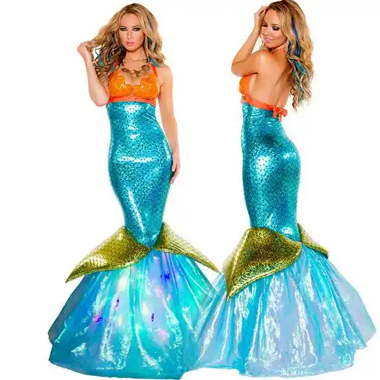Sparkle of the Sea Girl/'s Fancy Dress Costume